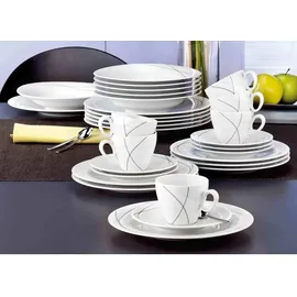 SELTMANN WEIDEN Trio Highline Kaffeetasse 0,23 l Grau 6 St.