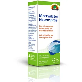 Sunlife SUNLIFE® Meerwasser Nasenspray 20 ml Spray