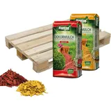 Plantop Rindenmulch Plantop Dekor Mulch ziegelrot 15 x 50 L goldgelb 15 x 50 L