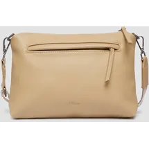 s.Oliver City-Bag aus Lederimitat mit abnehmbarem Schultergurt - braun