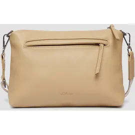 s.Oliver City-Bag aus Lederimitat mit abnehmbarem Schultergurt - braun