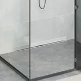 vidaXL Duschablauf 90 x 0 x 0 cm Silber