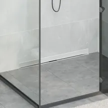 vidaXL Duschablauf 90 x 0 x 0 cm Silber