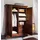 MASSIVMOEBEL24.DE Kleiderschrank OXFORD 140 x 200 x 65 cm Braun