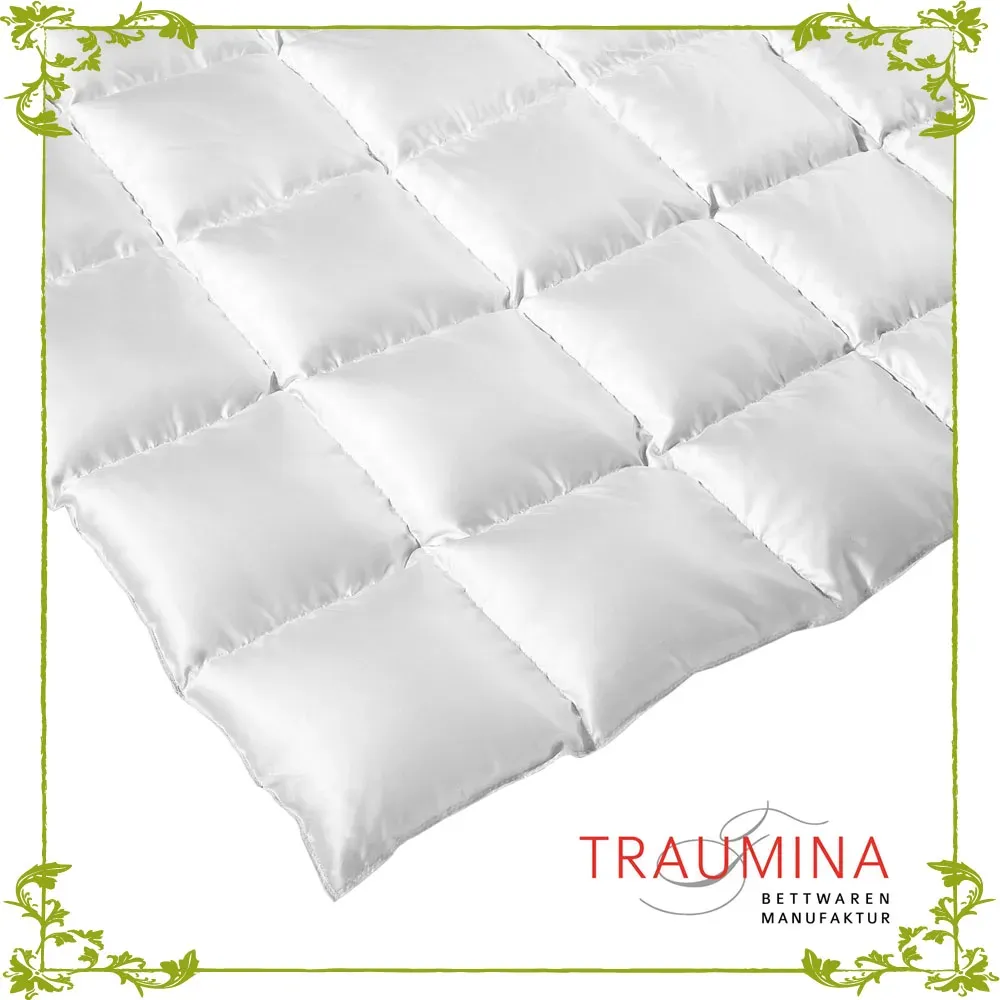 Traumina Eiderdaunendecke  Einziehdecke WK2 leicht, Füllung: 100% Daunen 155x220 cm