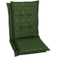 GO-DE Sitzauflage GO-DE, grün, B:50cm H:7cm T:108cm, Baumwolle, Polyester,