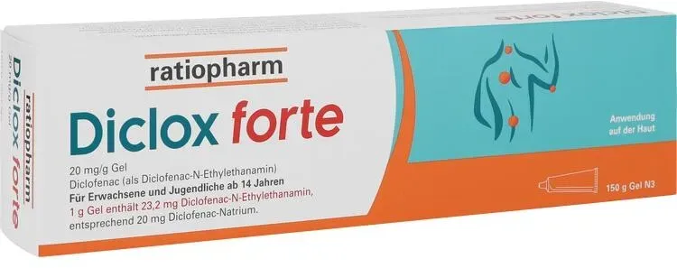 diclox forte schmerzgel 150g