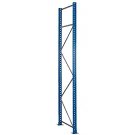 Schulte Lagertechnik Palettenregal Stahl 5000 mm blau unmontiert