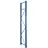 Schulte Lagertechnik Palettenregal Stahl 5000 mm blau unmontiert
