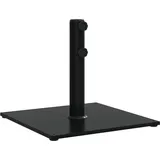 vidaXL Schirmständer Stahl 17 kg Quadratisch Schwarz