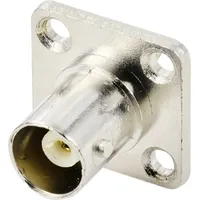 TRU Components TC-9920760 BNC-Steckverbinder Flanschbuchse, Kontakte gerade 50 ω