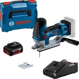 Bosch Akku-Stichsäge GST 18V-155 SC / 1x 4,0 Ah + Ladegerät in L-Boxx 136