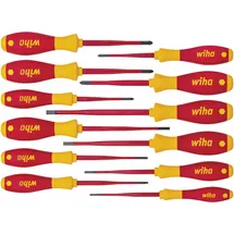 Wiha Schraubendreher-Set 41003 12-teilig rot/gelb