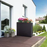 casa.pro Vaargel 82 x 90 x 30 cm Schwarz
