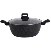 Klausberg Marmorierter Kochtopf 28 cm rund