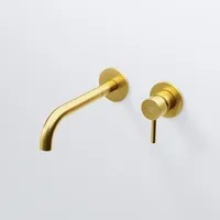 Steinberg Serie 100 Waschtischarmatur Brushed Gold