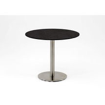 Niehoff Bistro Edelstahl rund - 70 cm rund HPL Graphit-Design