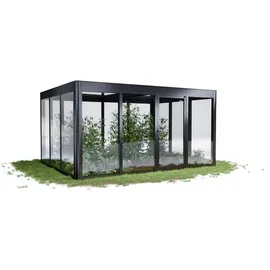 sunelements Infinity 4.3 Alu Anthrazit-Metallic Acrylglas 6 mm 24 m2