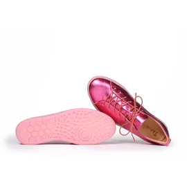 THINK! Damen Turna chromfrei gegerbte nachhaltige Halbschuhe, fuxia/kombi 5040