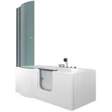 AcquaVapore Seniorendusche und Wanne mit Whirlpool S12D-EH-AIR-R-EC Dusche 85x17