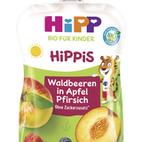HiPP Bio HiPPis Waldbeeren in Apfel-Pfirsich 100 g