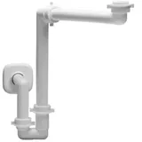 Kronenbach Waschtisch- und Möbel Raumsparsiphon 1 1/4" universal in weiß