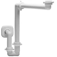 Kronenbach Waschtisch- und Möbel Raumsparsiphon 1 1/4" universal in weiß