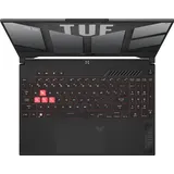 Asus TUF Gaming A15 FA507NVR-LP010W R7 16 N gy W11H (15.60", AMD Ryzen 7 7435HS, 16.38 GB, DE), Notebook, grau,