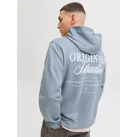 JACK & JONES Hoodie mit Print Grau 62