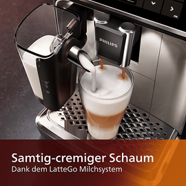 Philips 5400 Series LatteGo EP5447/90 schwarz/chrom