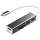 Logilink USB-C Hub 3-Port mit Card Reader Anthrazit