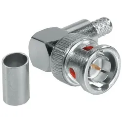 BNC Winkel Crimp Stecker - TVAC40610