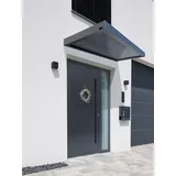 Gutta Rechteckvordach BS 3D-Line 160 x 90 cm anthrazit