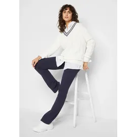 bonprix Leggings Flared Leg Blau 36/38