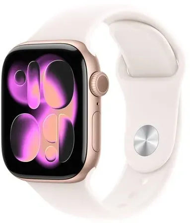 Watch Series 11 GPS 42mm Rose Gold Aluminium Case with Light Blush Sport Band - M/L