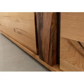 Massivmoebel24 Sideboard Wildeiche / Zerreiche 160x45x75 natur geölt NEW AMSTERDAM #10