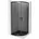 Mexen halbrunde Duschkabine 90 90 Graphit Schwarz Flat Schwarz 863-090-09 Mexen