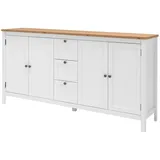 Finori Sideboard 180 x 90 x 40 cm weiß