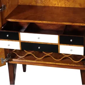 Casa Padrino Barschrank 80 x 45 x 170 cm Braun