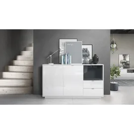 Vladon Sideboard 153 x 88 x 38 cm Grau