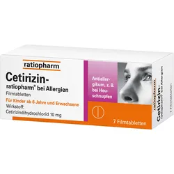 Cetirizin ratiopharm bei Allergien