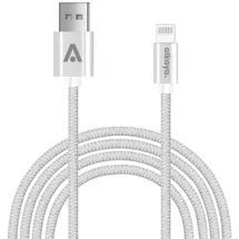 Alkaya USB-A auf Lightning 1 m Weiß