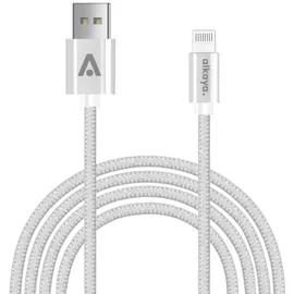 Alkaya USB-A auf Lightning 1 m Weiß