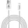 Alkaya USB-A auf Lightning 1 m Weiß