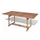 vidaXL Teak Gartentish 180 x 90 x 75 cm natur
