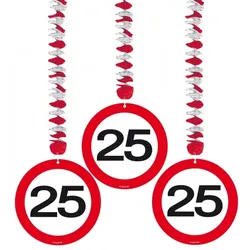 25. Geburtstag Verkehrsschild Rotorspiralen