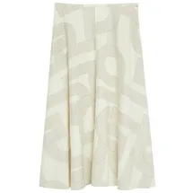 Comma, Midirock Ausgestellter Creme 40