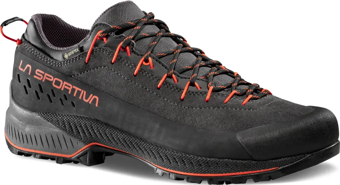 La Sportiva Herren TX4 Evo GTX Zustiegsschuh - 43.5 - Carbon/Cherry Tomato