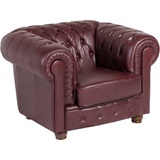 Max Winzer Max Winzer® Sessel »Bristol«, mit edler Knopfheftung, Breite 110 cm rot