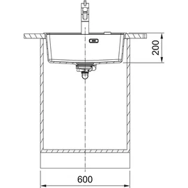 Franke Spüle 114.0658.295 MARIS MRG 610-52 A Steingrau